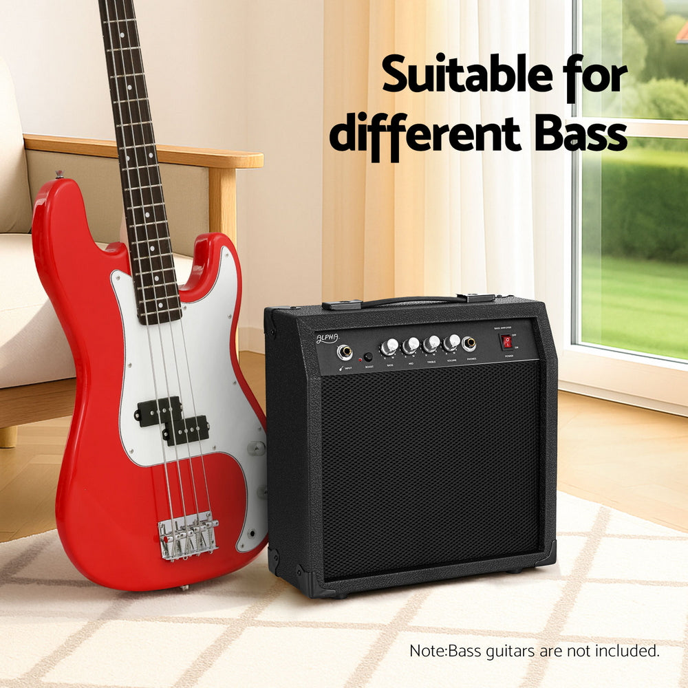 Alpha 40W Bass Guitar Amplifier Portable 6