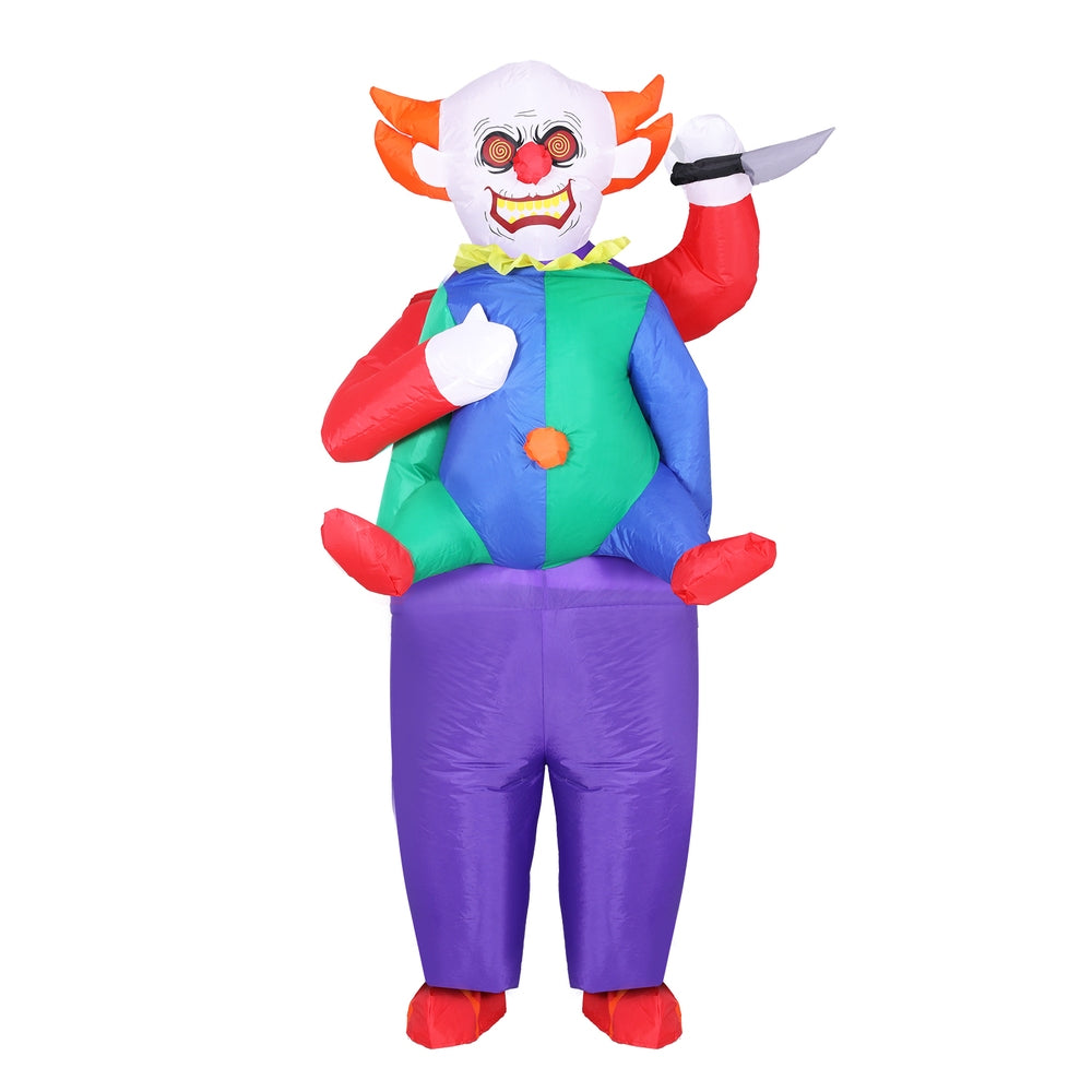 Inflatable Clown Costume Adult Suit Blow Up Party Fancy Dress Halloween Cosplay 3