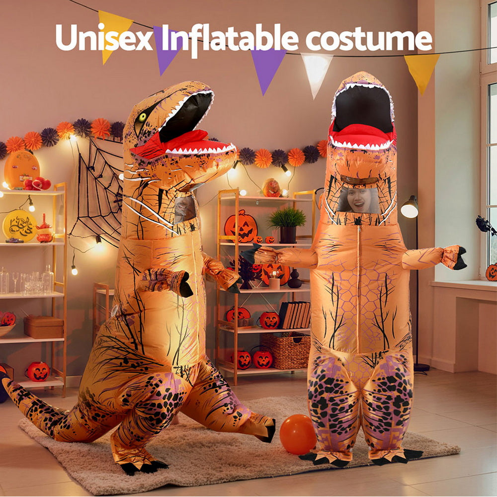 Inflatable Dinosaur Costume T-Rex Adult Suit Blow Up Party Fancy Dress Halloween Xmas Cosplay 6