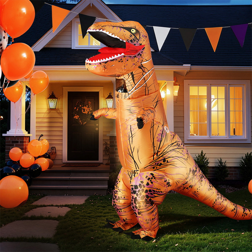 Inflatable Dinosaur Costume T-Rex Adult Suit Blow Up Party Fancy Dress Halloween Xmas Cosplay 7