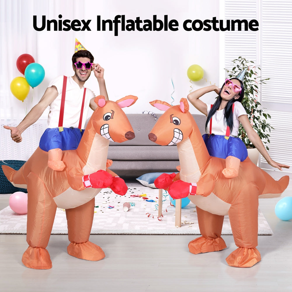 Inflatable Kangaroo Costume Adult Suit Blow Up Party Fancy Dress Halloween Cosplay 6