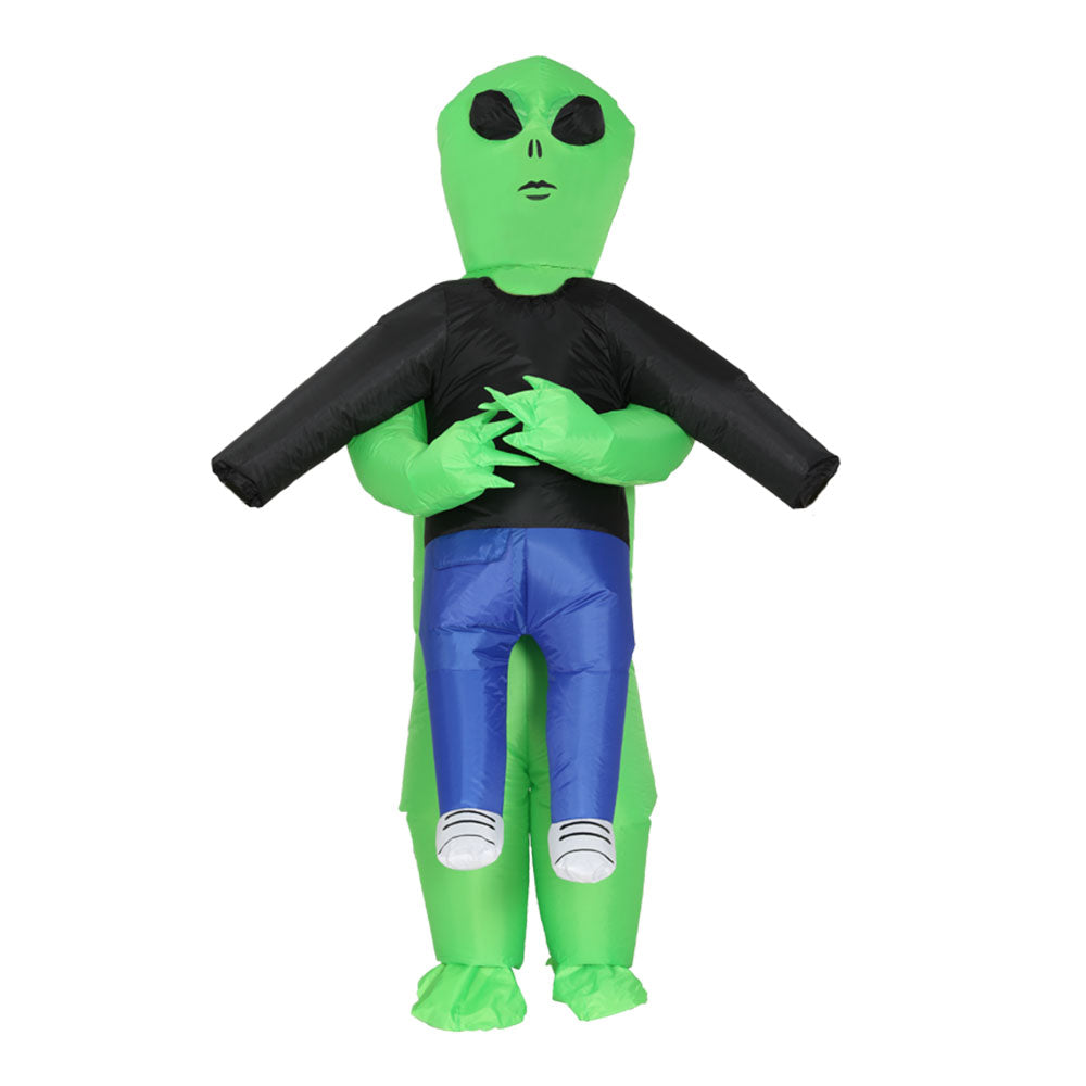Inflatable Green Alien Costume Adult Suit Blow Up Party Fancy Dress Halloween Cosplay 3