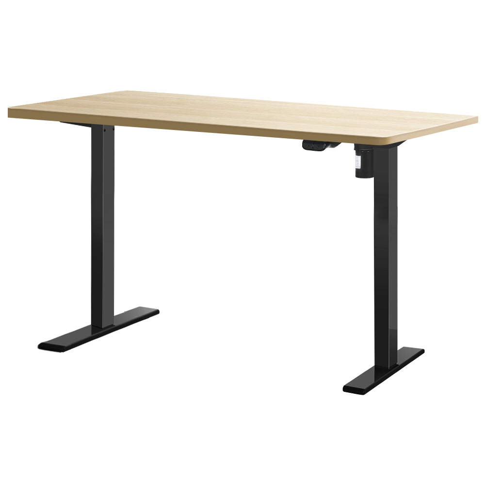 Artiss Standing Desk Motorised White Oak 140CM 7