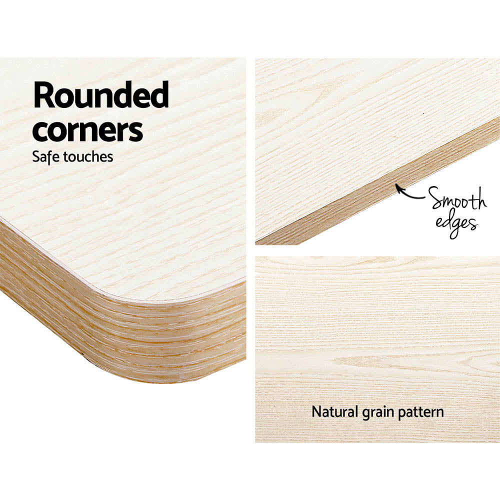 Artiss Standing Desk Motorised White Oak 140CM 6