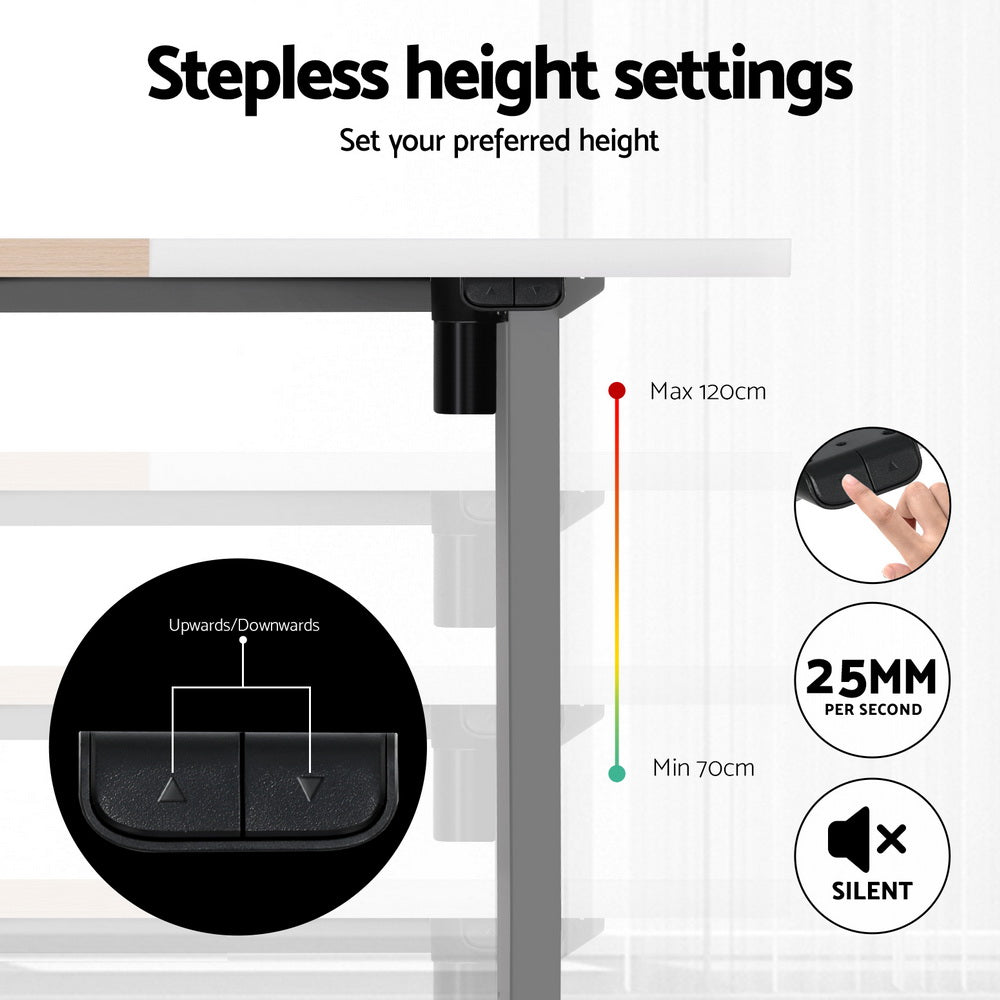 Artiss Standing Desk Electric Sit Stand Desks 120CM 6