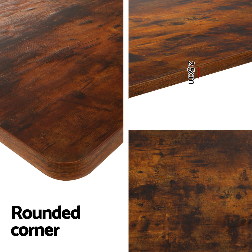 Artiss Standing Desk Motorised 120CM Rustic Brown 4