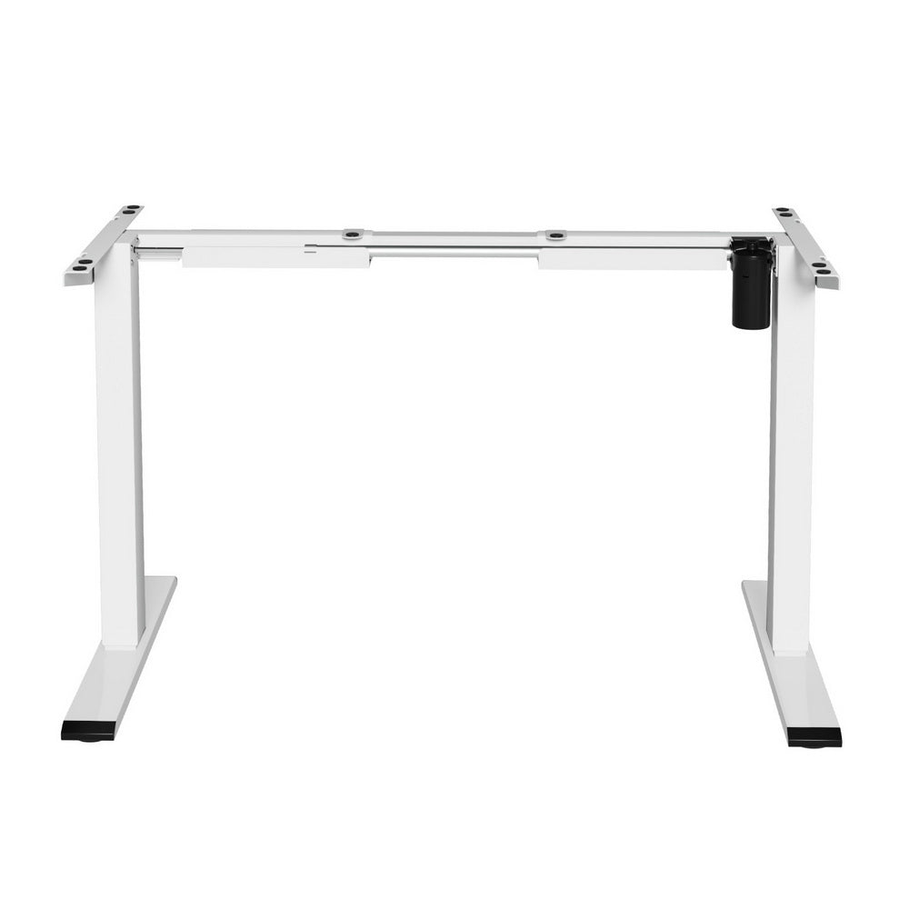Artiss Electric Standing Desk Frame Only Height Adjustable 70KG Load White 3