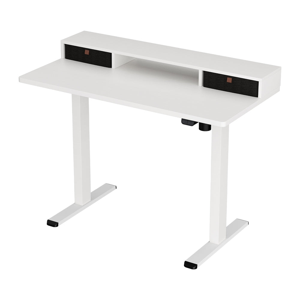 Artiss Electric Standing Desk with Storage Shelf Drawer Office Table 120CM 7