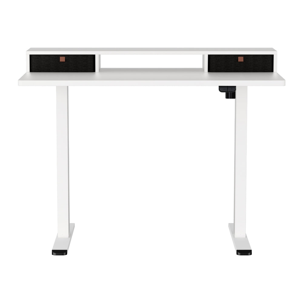 Artiss Electric Standing Desk with Storage Shelf Drawer Office Table 120CM 3