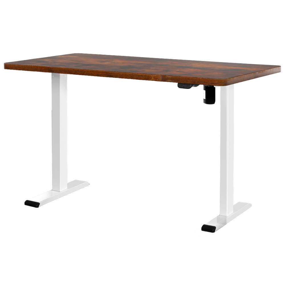 Artiss Standing Desk Motorised Sit Stand Desks Rustic Brown 140CM 7