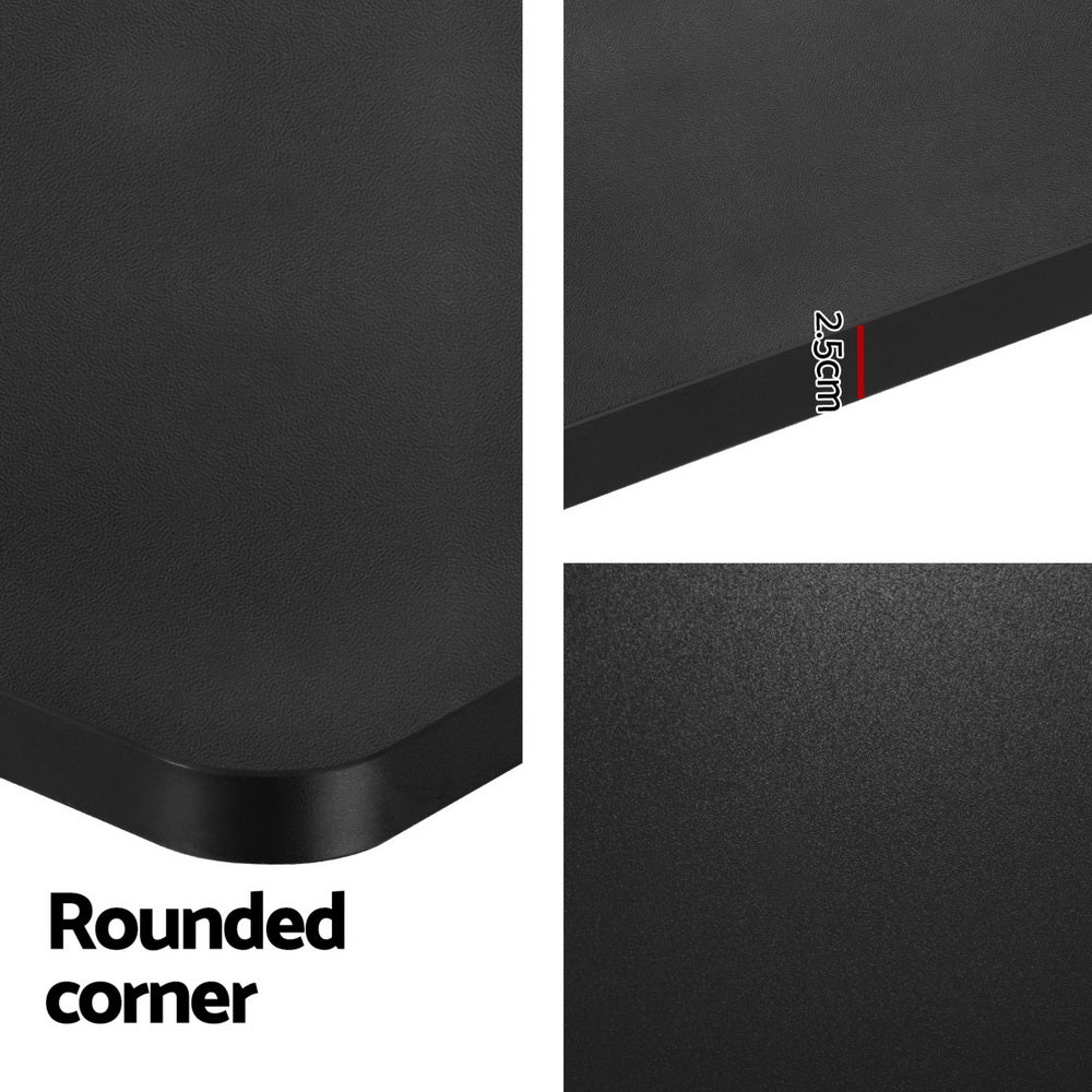 Artiss Standing Desk Motorised Dual Motor Black 140CM 4