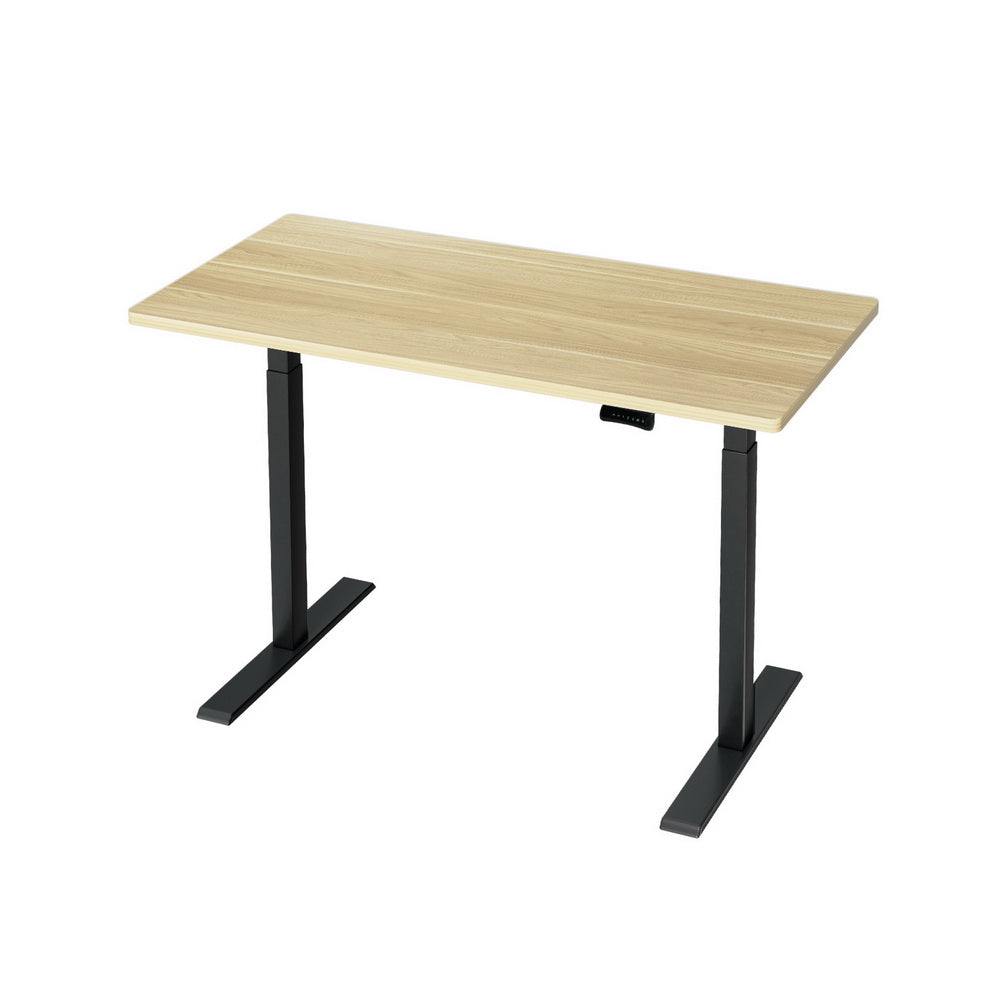 Artiss Standing Desk Motorised Dual Motor Oak 120CM 7