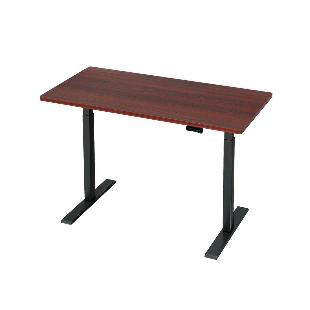 Artiss Standing Desk Motorised Dual Motor Walnut 120CM 7