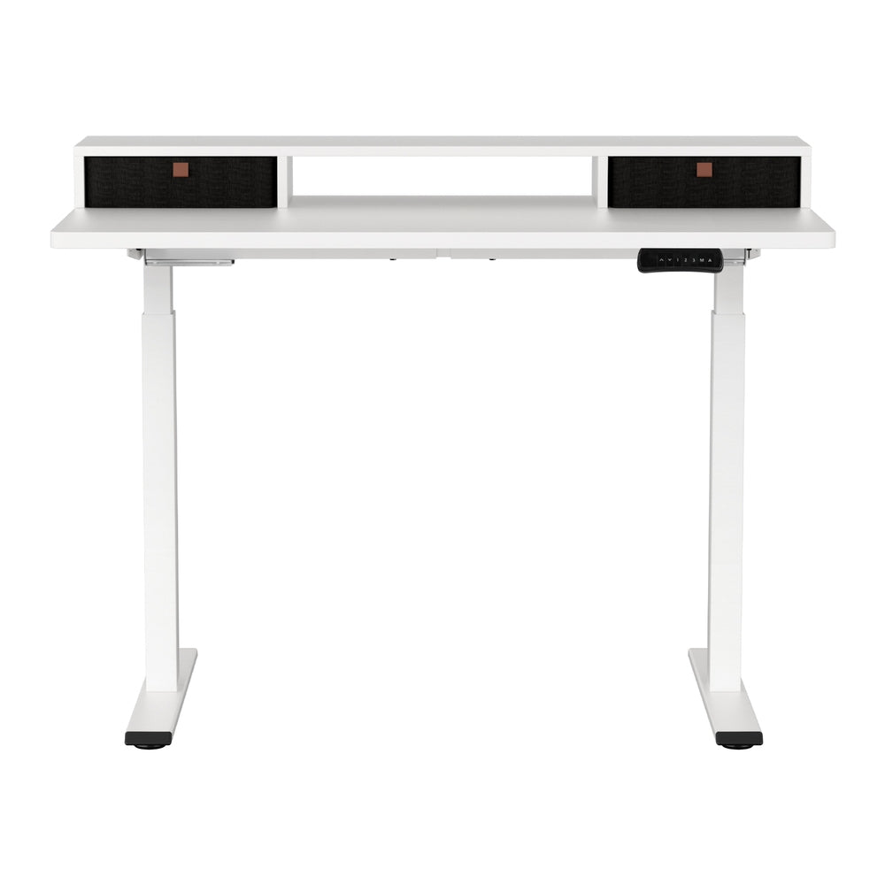 Artiss Electric Standing Desk Dual Motor Office Table With Shelf Drawer120CM 3