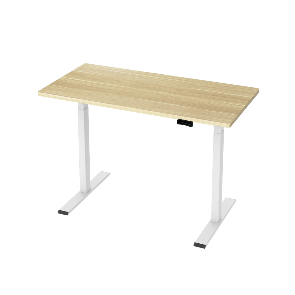 Artiss Standing Desk Motorised Dual Motor 120CM White Oak 7