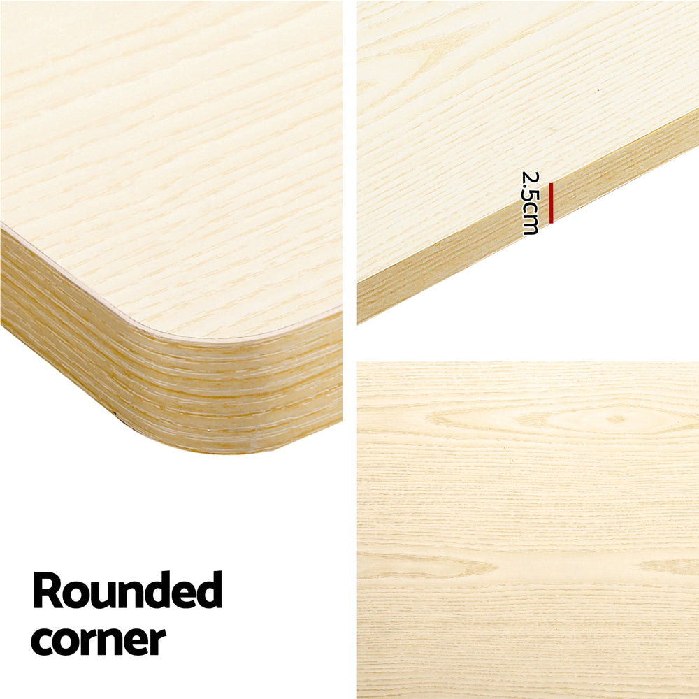 Artiss Standing Desk Motorised Dual Motor 140CM White Oak 4