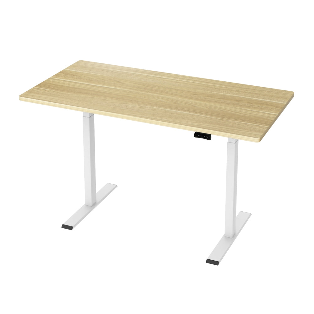 Artiss Standing Desk Motorised Dual Motor 140CM White Oak 7
