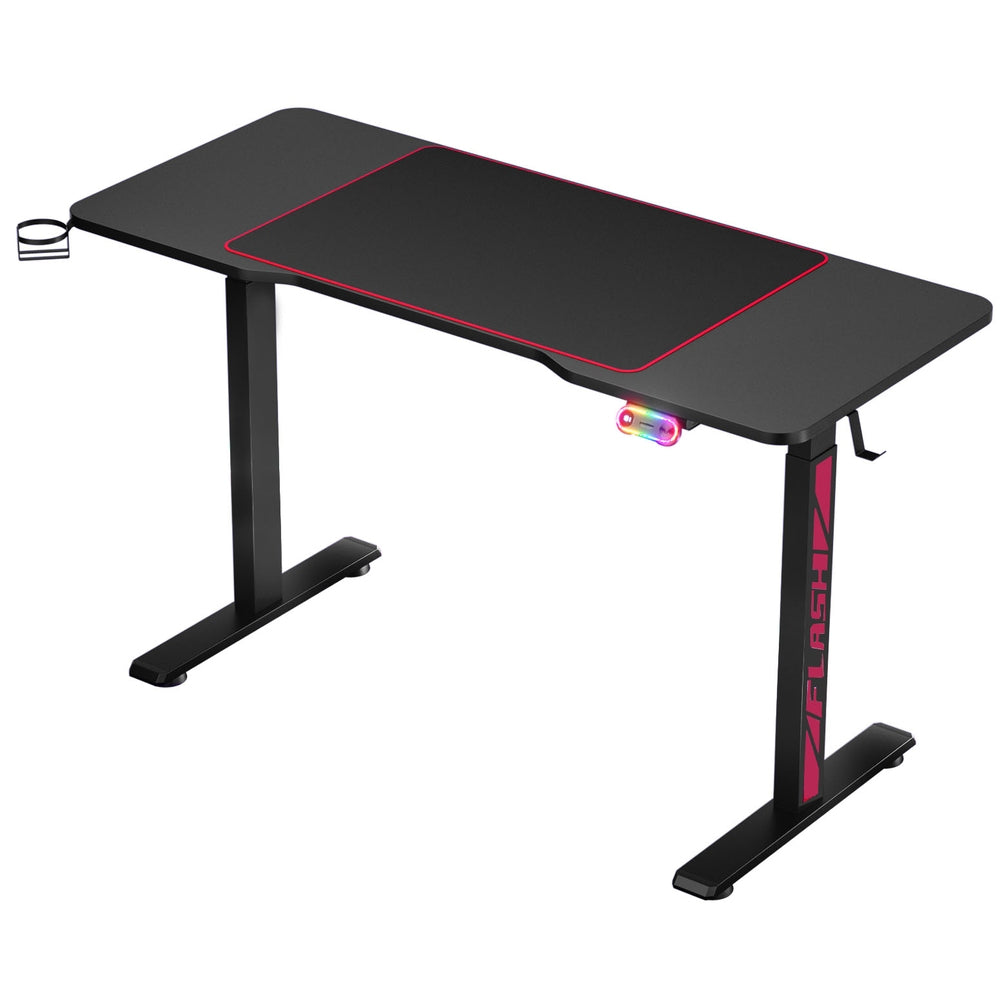 Artiss Gaming Desks Standing Desk Motorised 140CM Black 7