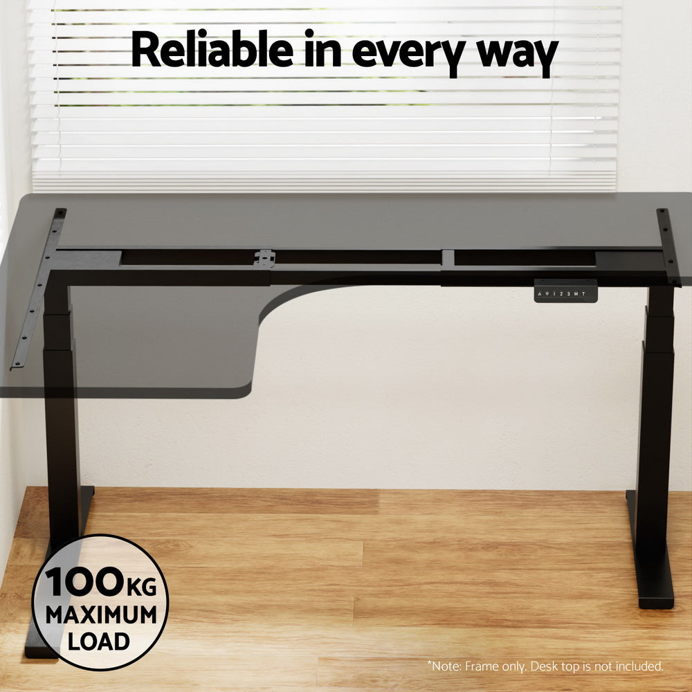 Artiss Standing Desk Frame Only L-shape Motorised 6