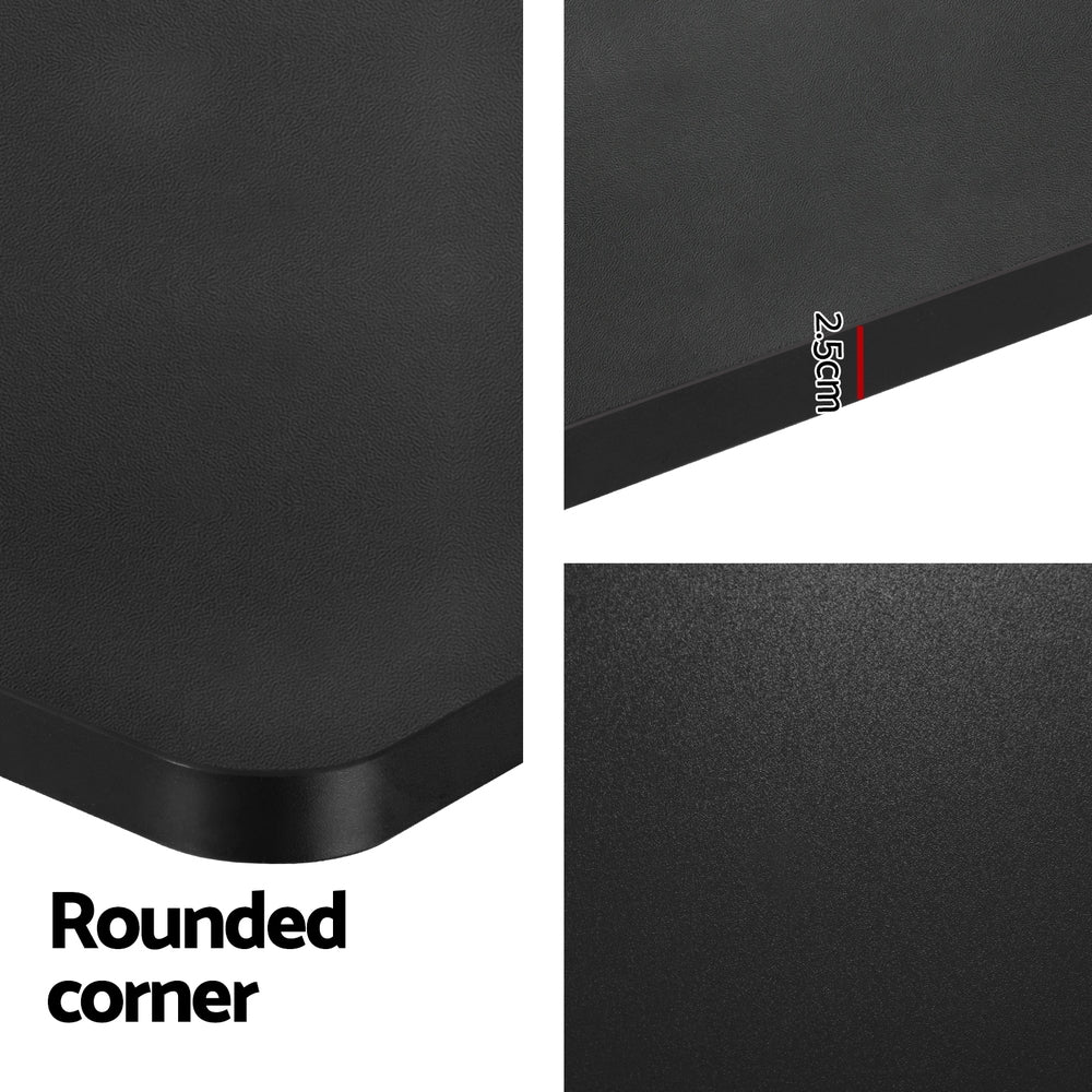 Artiss Standing Desk Motorised Electric Dual Motor Black 140CM 4