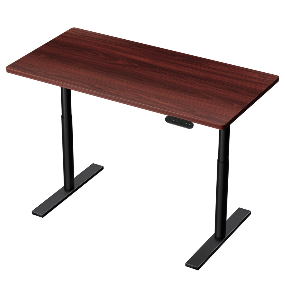 Artiss Standing Desk Motorised Electric Dual Motor Walnut 120CM 7