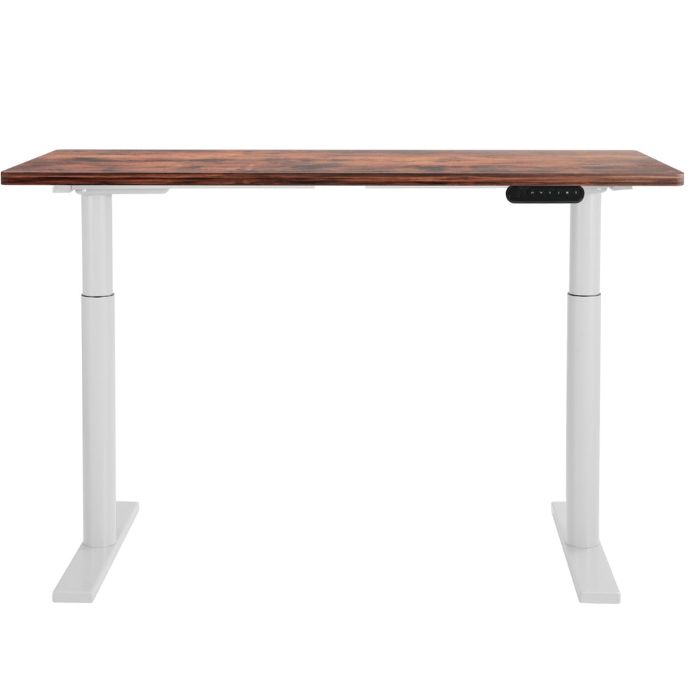 Artiss Standing Desk Motorised Electric Dual Motor 140CM Rustic Brown 3