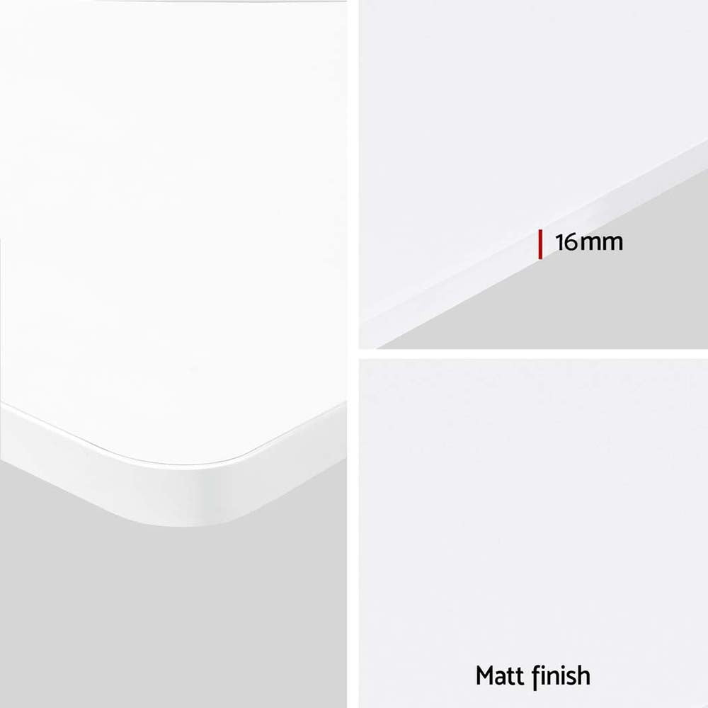 Artiss Electric Standing Desk 140cm Adjustable Height Motorised Home Office Desk White 4