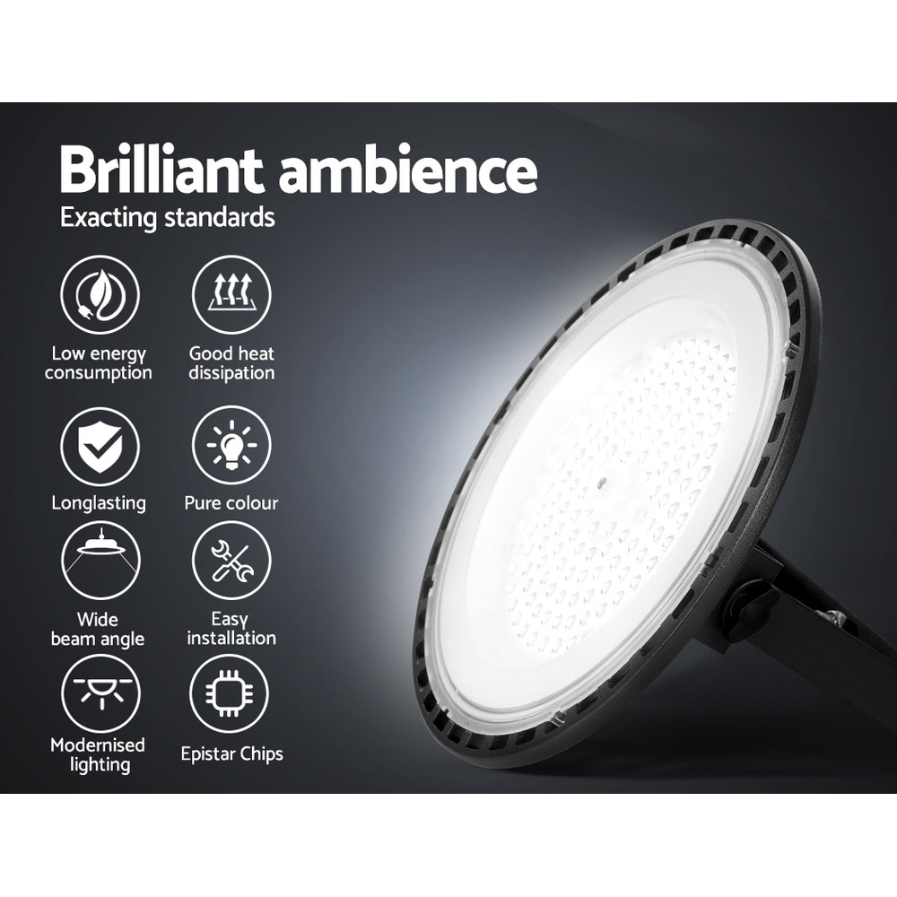 Leier High Bay Light LED 100W Industrial Lamp Workshop Warehouse Factory Lights 4