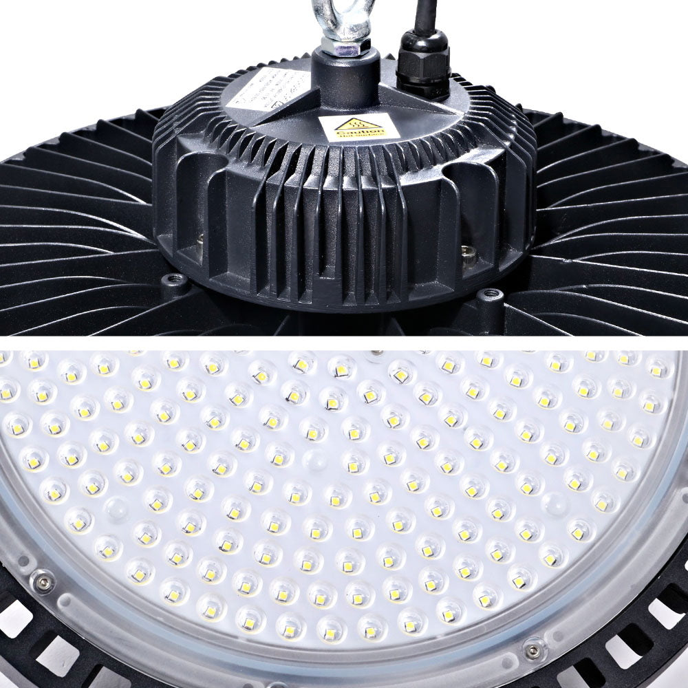 Leier LED High Bay Lights 200W UFO Industrial Workshop Warehouse Factory Lamp 5