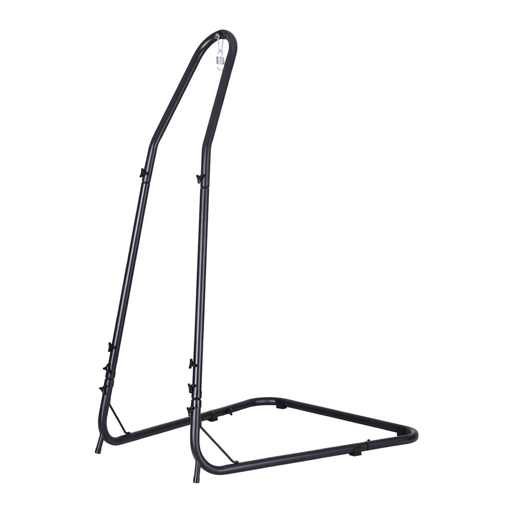 Gardeon Hammock Chair Stand Heavy Duty Steel Frame Black 3