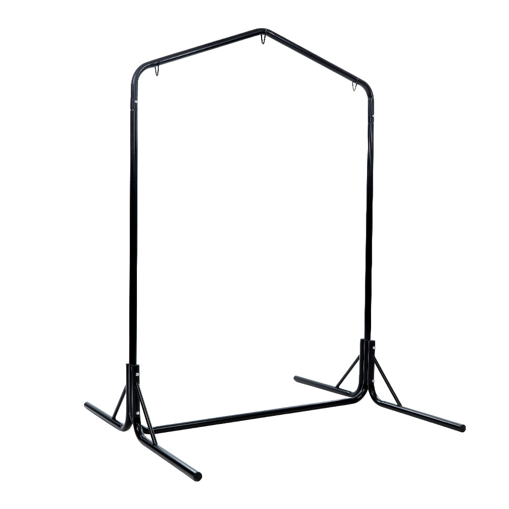 Gardeon Hammock Chair Steel Stand 2 Person Double Outdoor Heavy Duty 200KG 4