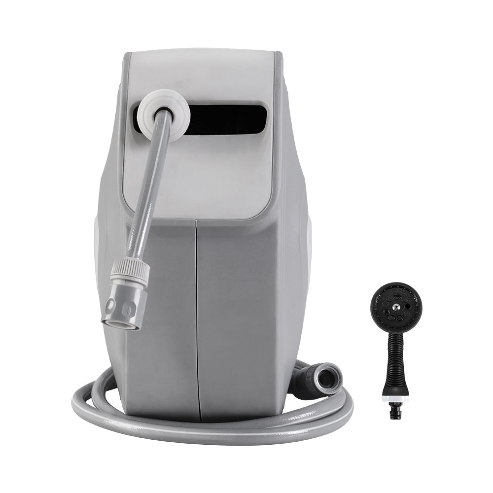 Water Hose Reel 30M Retractable Garden Auto Rewind Spray Gun 3