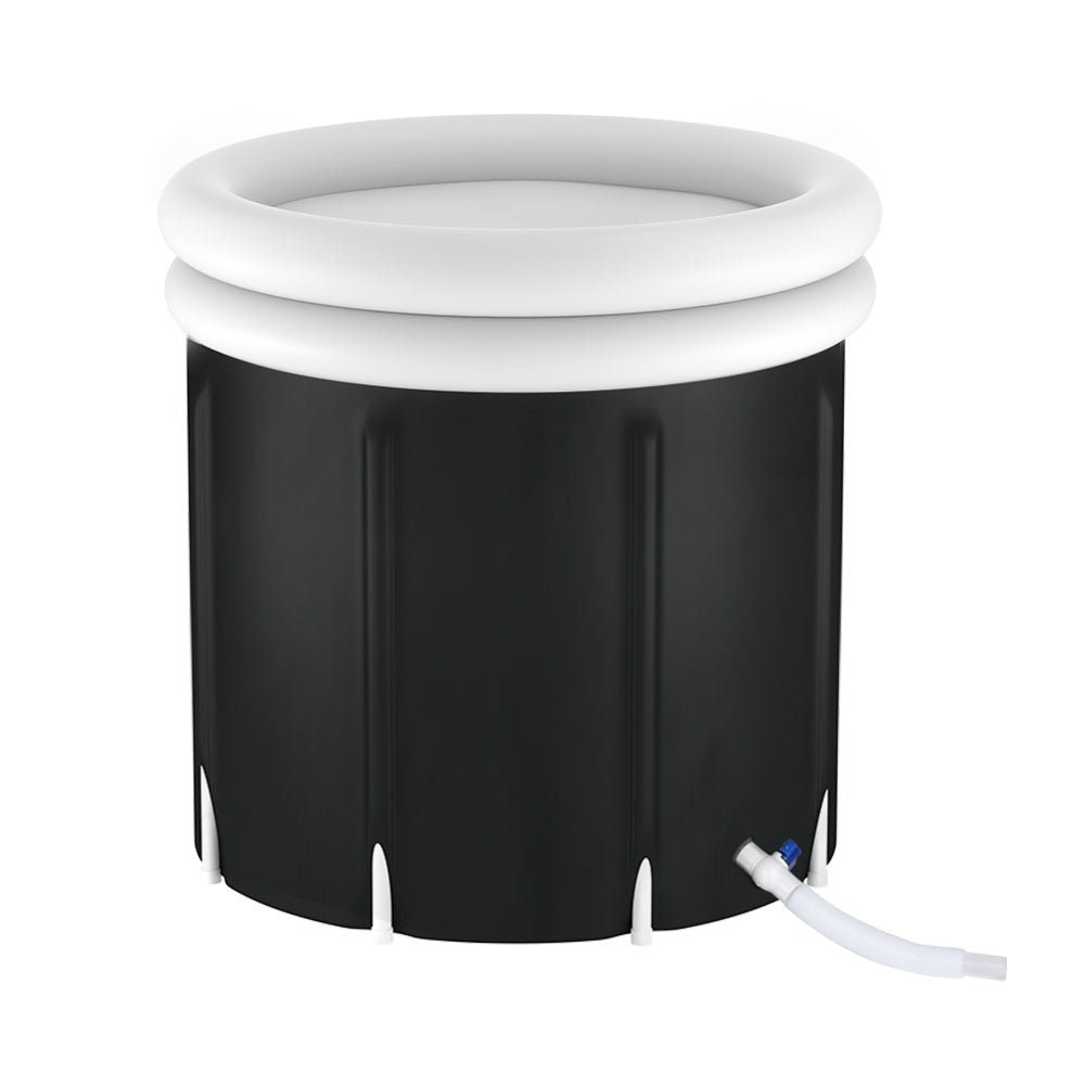 Weisshorn Portable Ice Bath Tub 80X80CM Inflatable Folding Bathtub Spa Massage 3