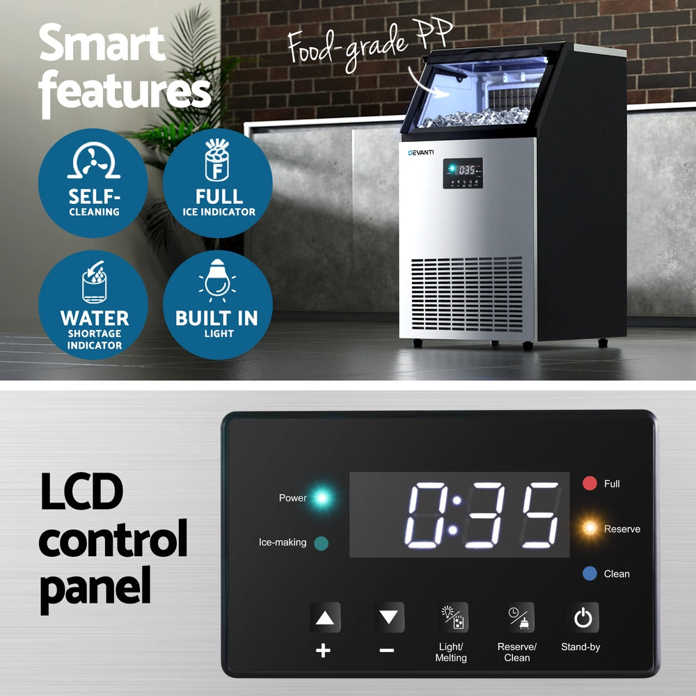 Devanti 45kg Ice Maker Commercial Machine 4