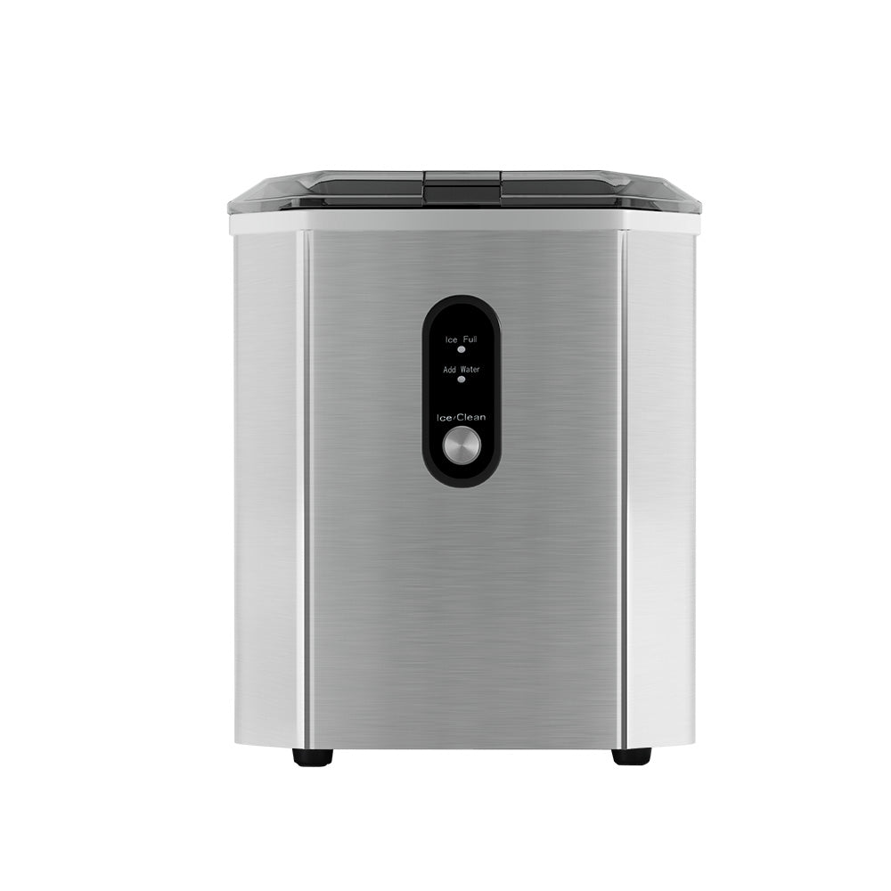 Devanti Portable Ice Maker Machine Ice Cube 12kg Bar Countertop Stainless Steel 3