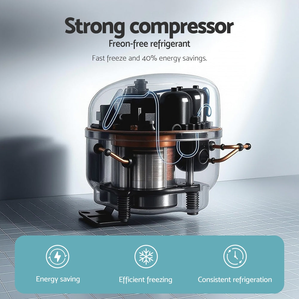 Devanti 12kg Ice Maker Machine w/Self Cleaning Green 5