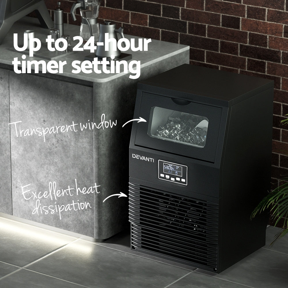 Devanti Commercial Ice Maker Cube Machine 30kg 6