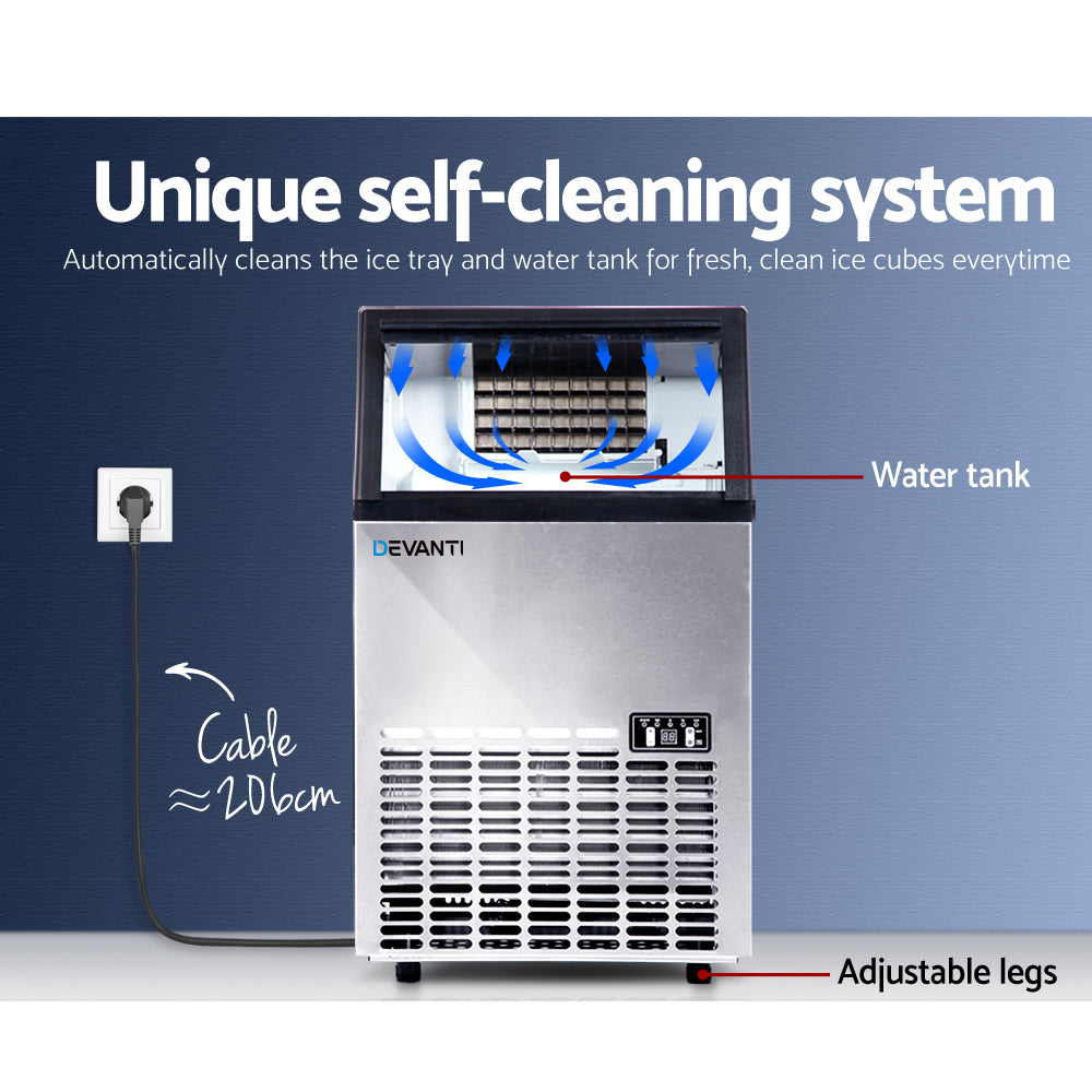 Devanti 60kg Commercial Ice Maker Machine 3