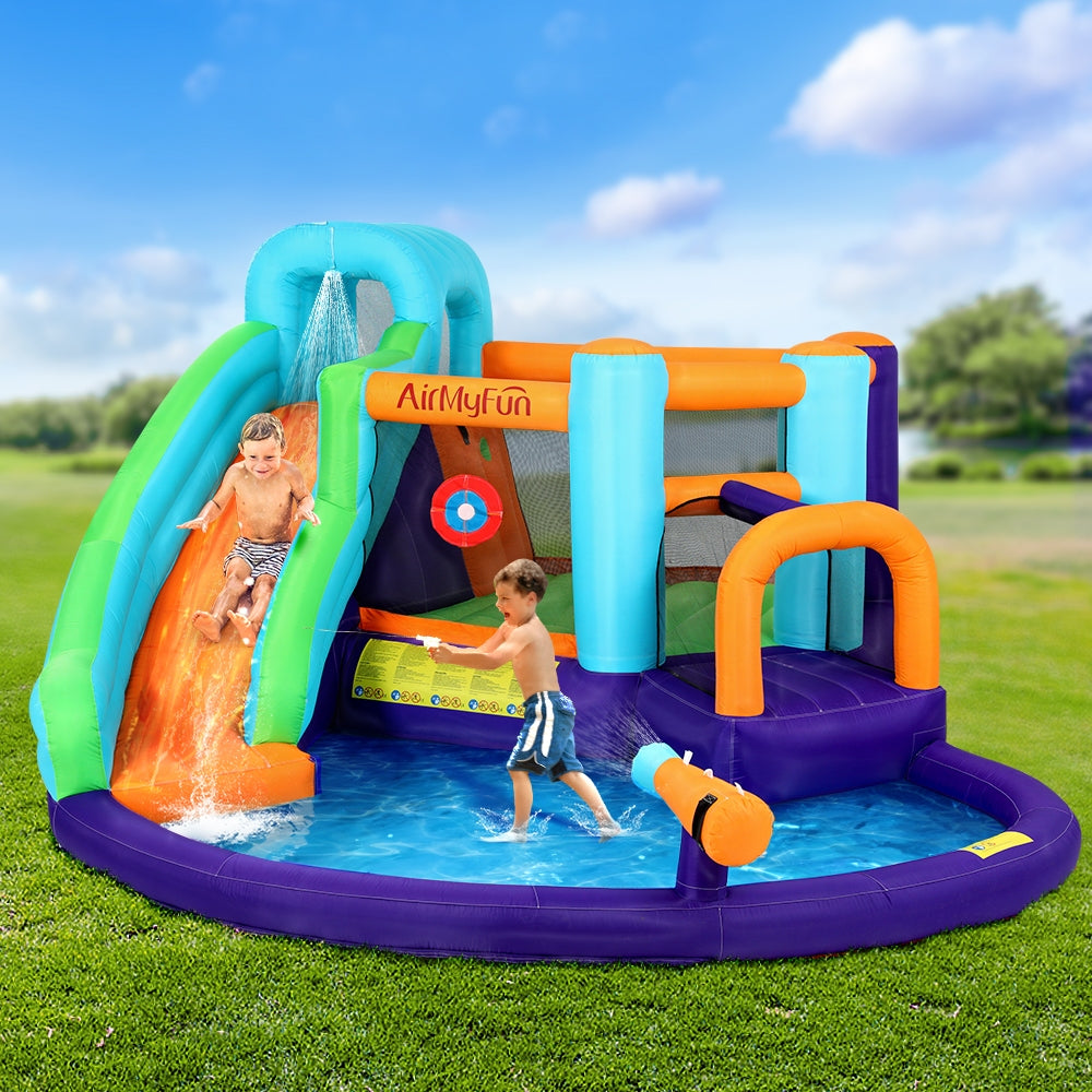 AirMyFun Inflatable Water Slide Kids Jumping Castle Trampoline Outdoor 7