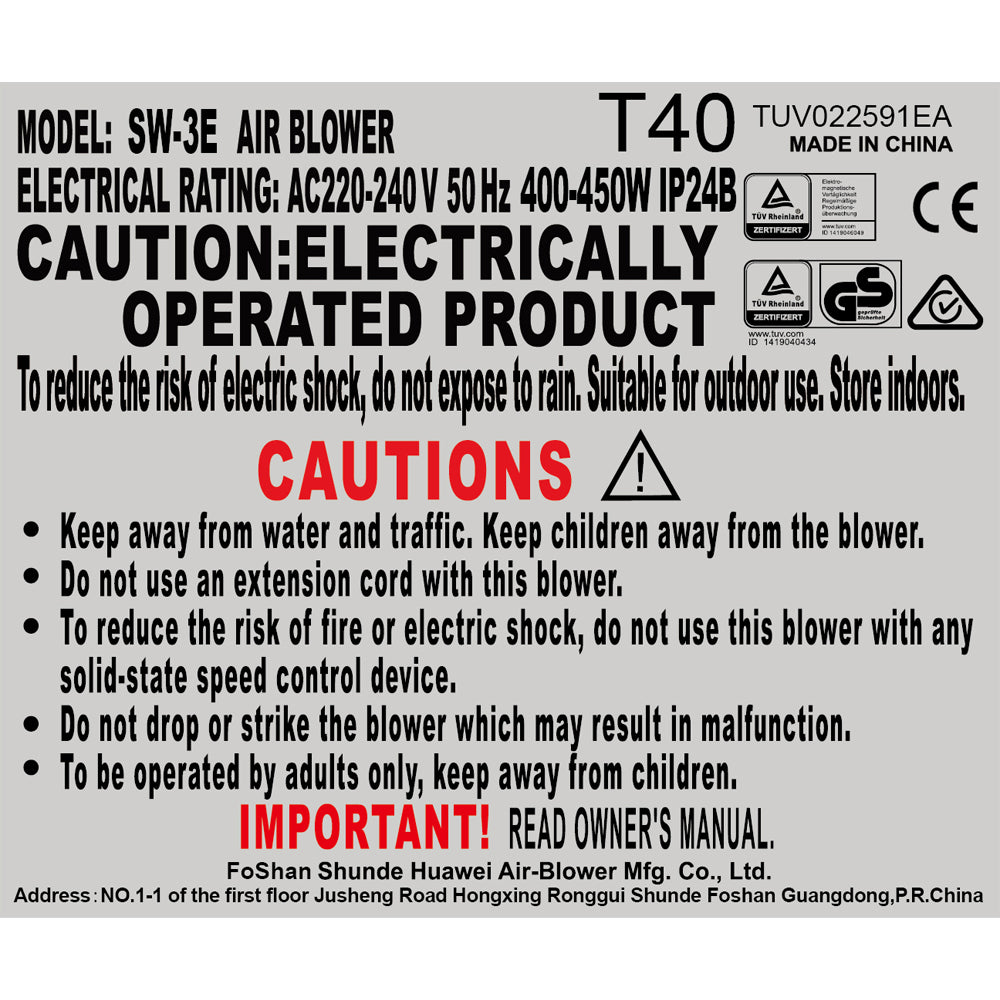 Happy Hop Inflatable Water Slide Jumping Trampoline Castle Bouncer Toy Splash 7