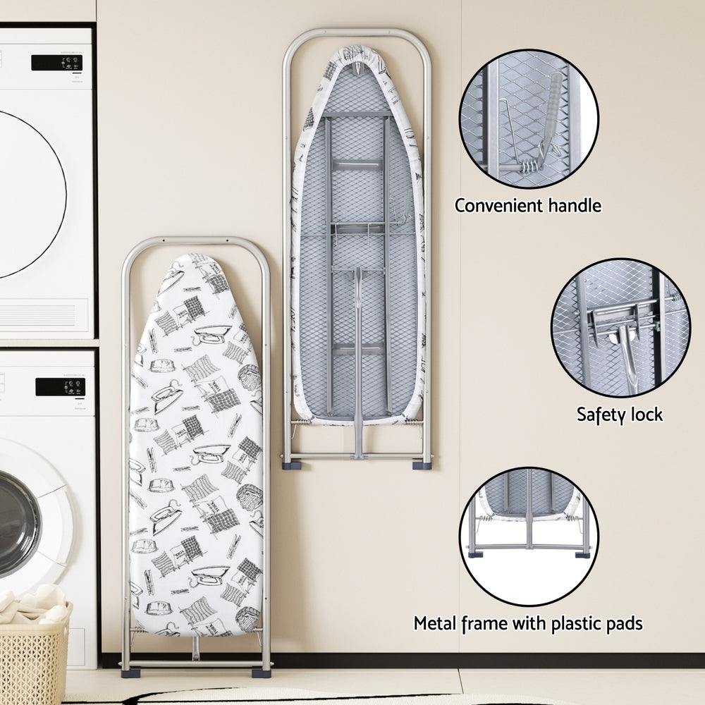 Artiss Ironing Board Wall Mounted Foldable White 6