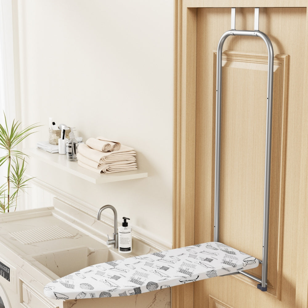 Artiss Ironing Board Wall Mounted Foldable White 7