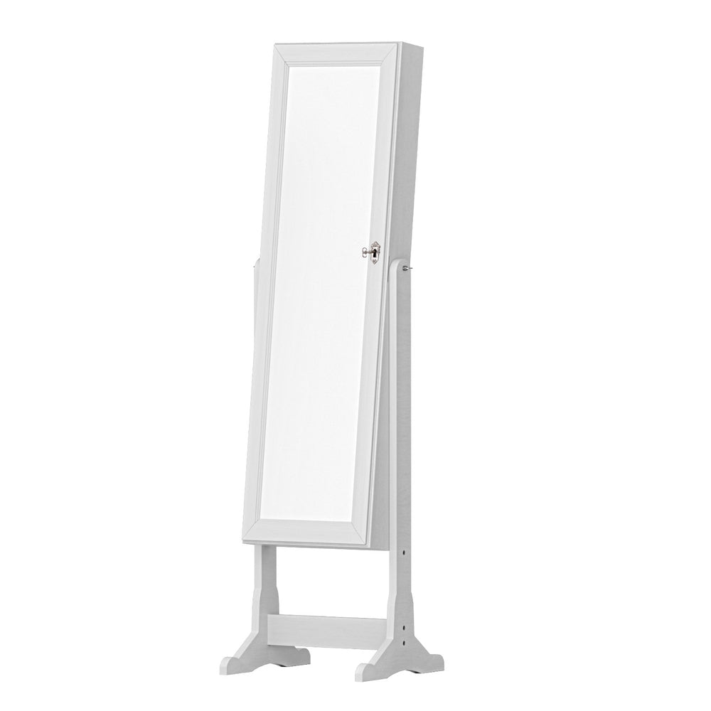 Artiss Jewellery Cabinet Mirror Free Standing 3