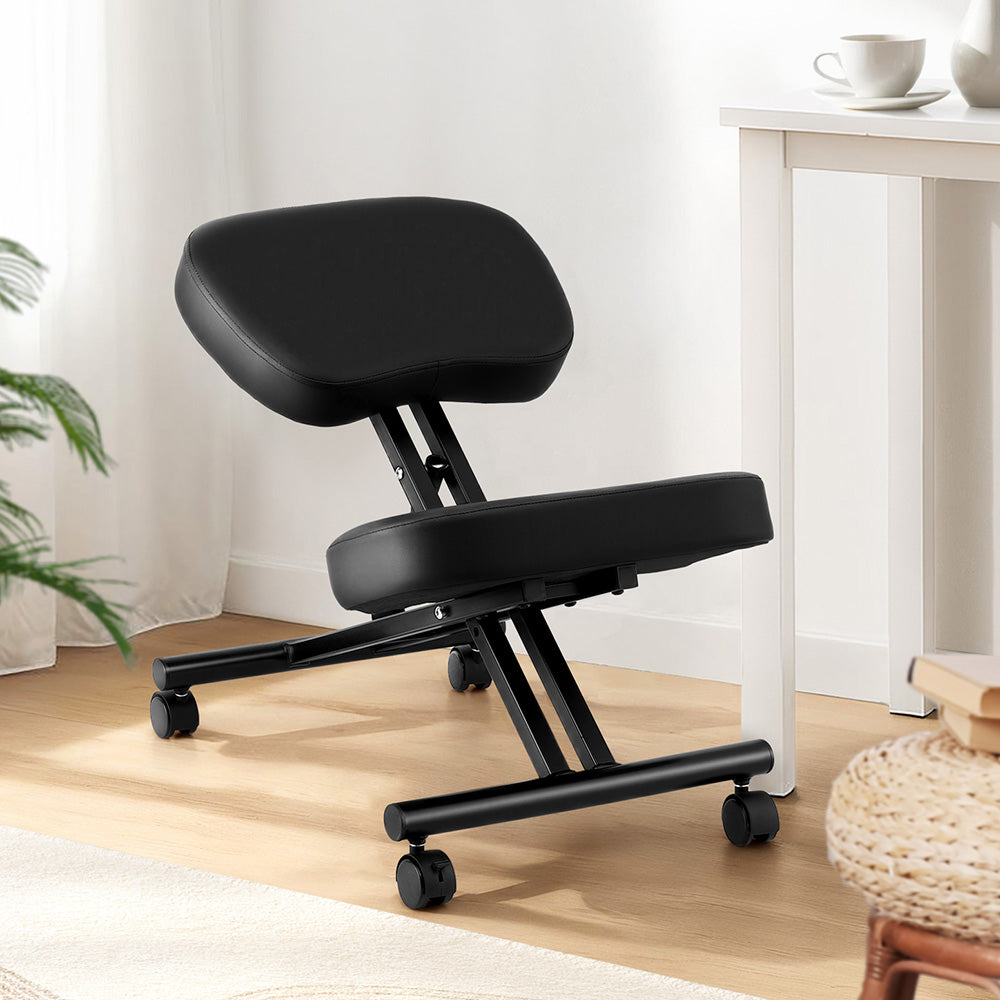 Artiss Kneeling Chair Ergonomic Office Chairs Home Knee Seat Posture Stretch Rest 7