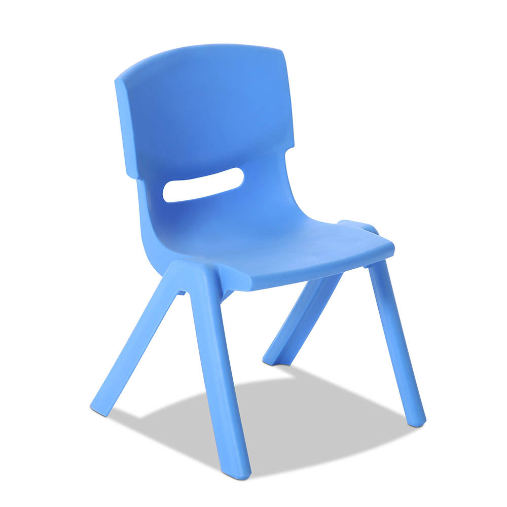 Keezi 5PCS Kids Table and Chairs Set Children Study Desk Furniture Plastic 4 Chairs 7
