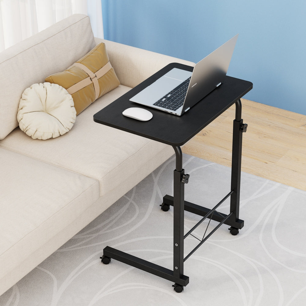 Artiss Laptop Desk Table Adjustable 60CM Black 8