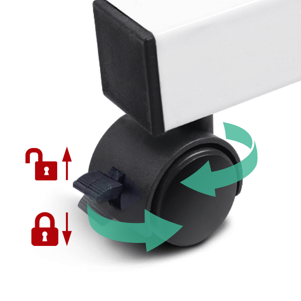 Artiss Laptop Desk Table Adjustable 60CM White 7