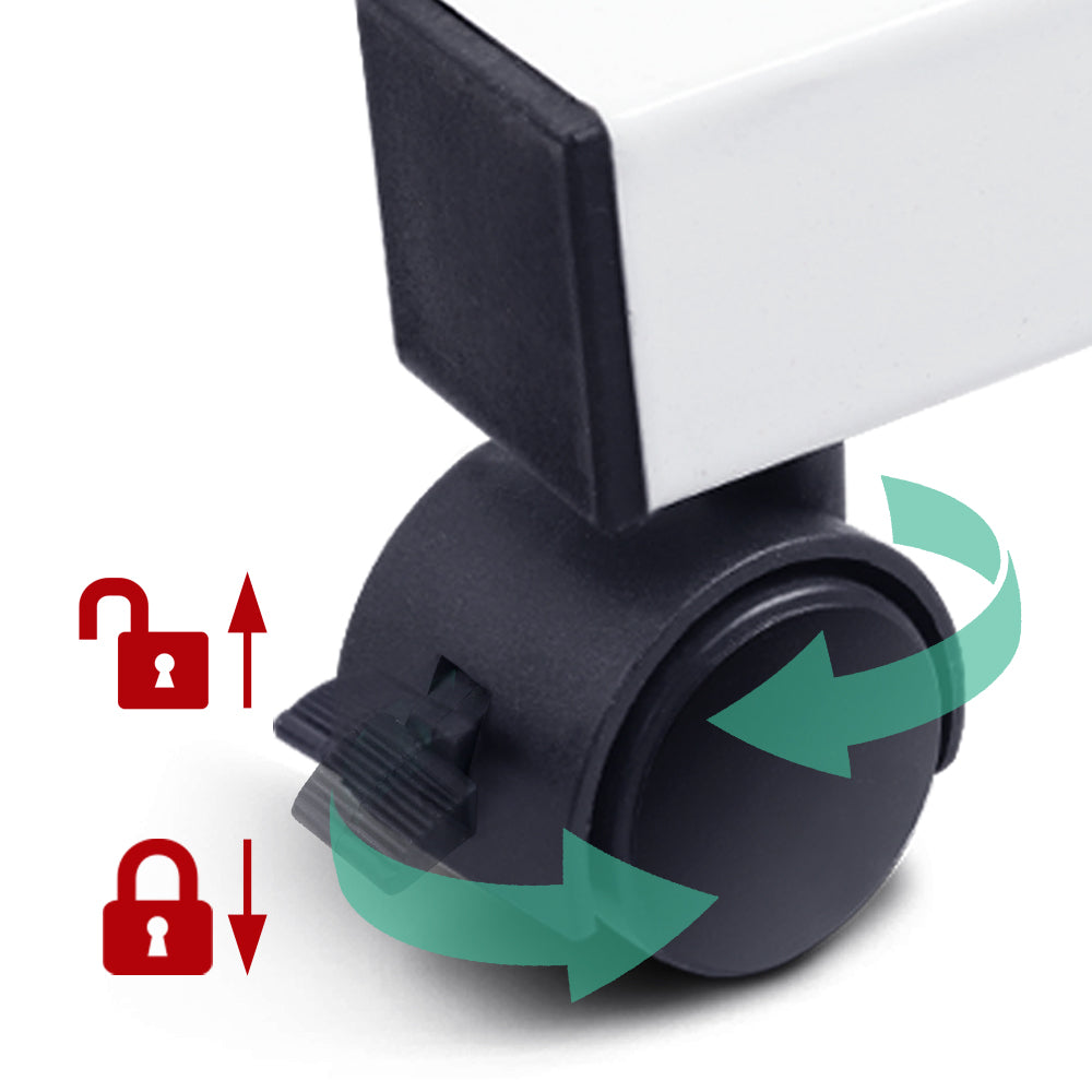 Artiss Laptop Desk Table Adjustable 80CM Light Wood 7