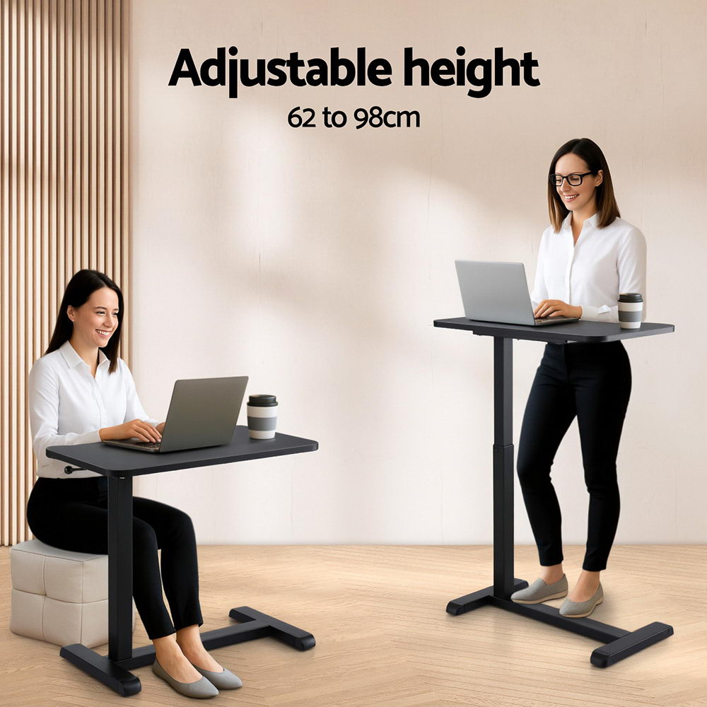 Artiss Laptop Desk Height Adjustable Mobile Workstation Computer Desks 70CM 4
