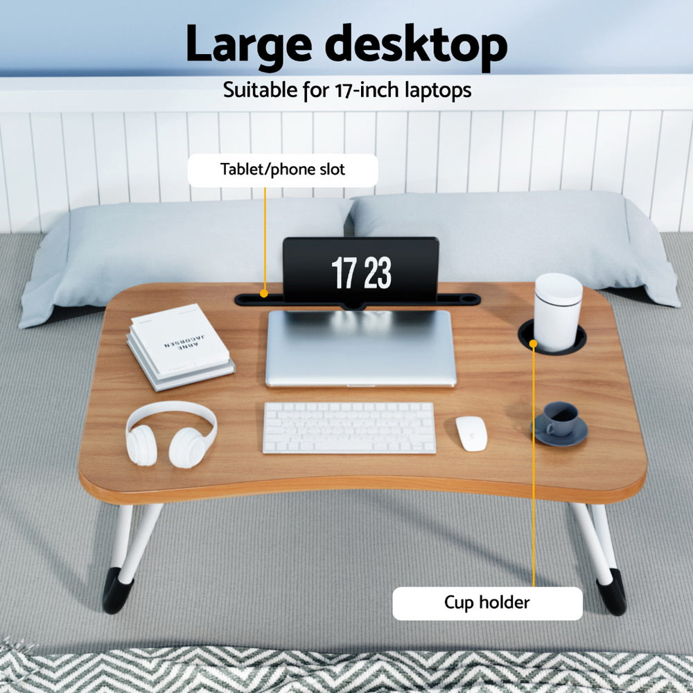 Laptop Desk Table Foldable Stand Lap Tray Sofa Bed Portable Adjustable Desks 3